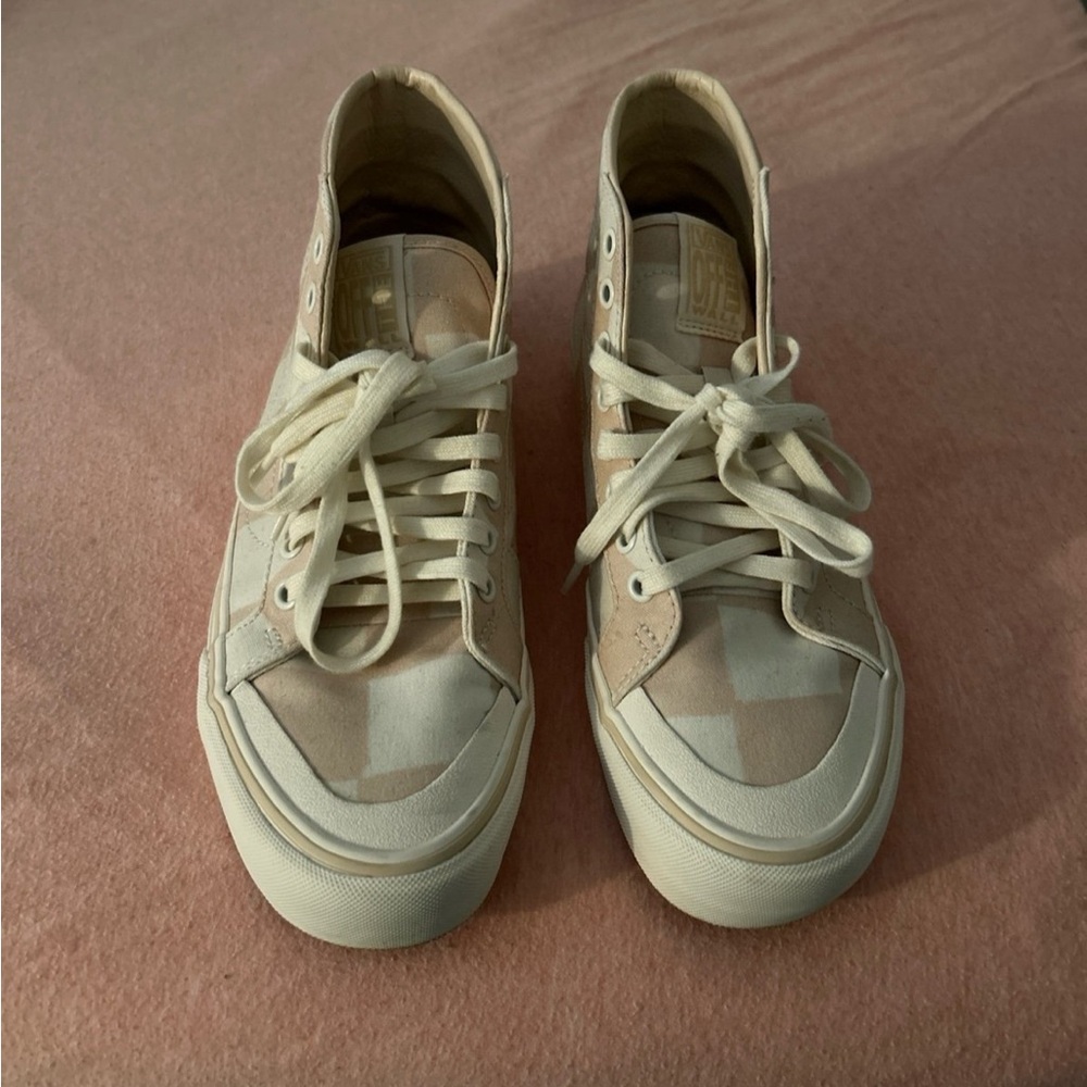 Pink Checkered Vans